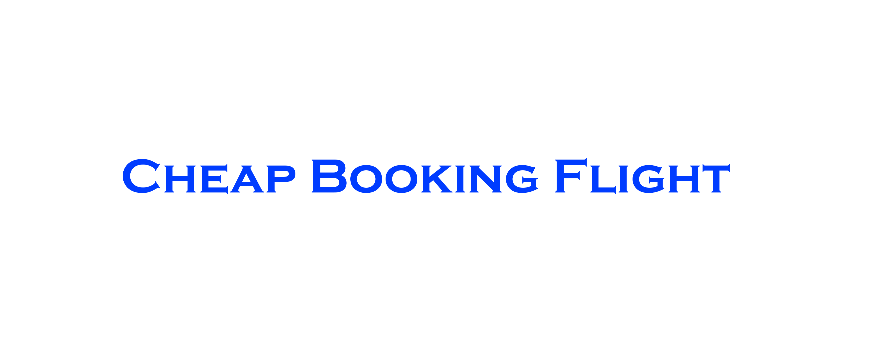 Cheap Booking Flight